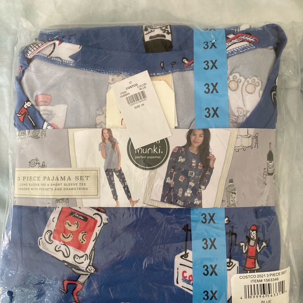 Costco 3 Piece Pajama Set